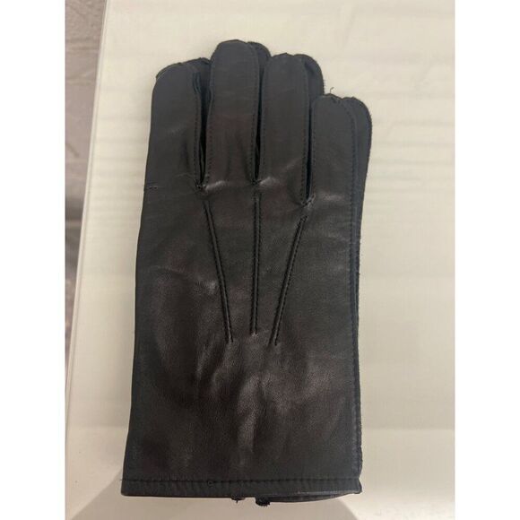 Dress Gloves Women Black Top Grain Cowhide Leather Gloves Size XL - Picture 1 of 4